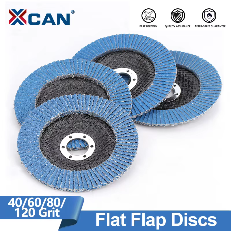 XCAN disque à lamelles 115/125mm accessoires de meuleuse d'angle disques de ponçage meule lame de coupe de bois pour le