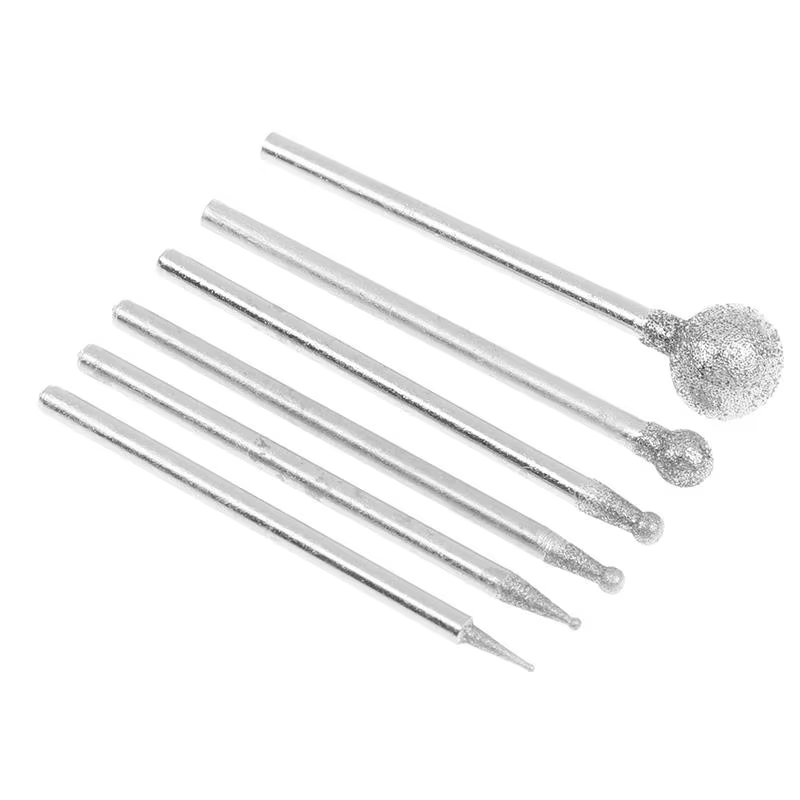 Outil de sculpture de précision pour meuleuse avec bavure ronde en diamant de 0