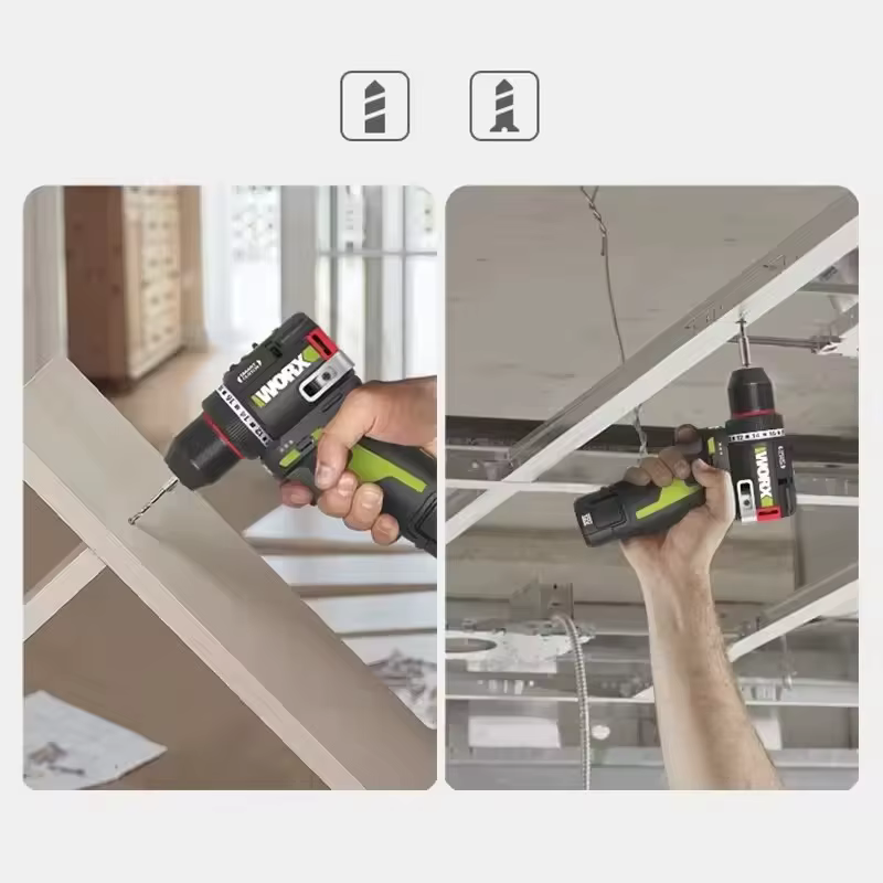 WORX WU135 perceuse électrique sans fil 12V 50Nm 1800 tr/min