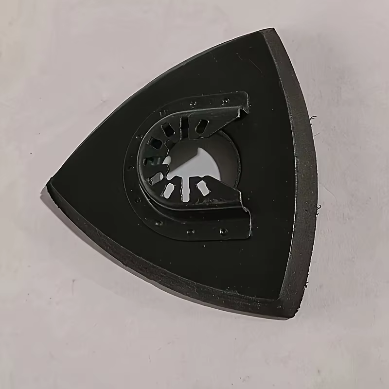 2/4 pièces Patins de ponçage triangulaires à fixation rapide pour outil oscillant