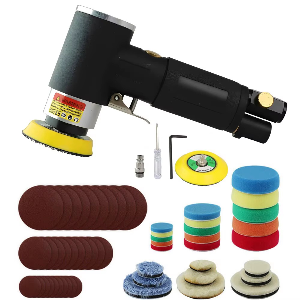 Ponceuse orbitale pneumatique mini Orbit Air Sander 1'/2'/3' pour polissage automobile