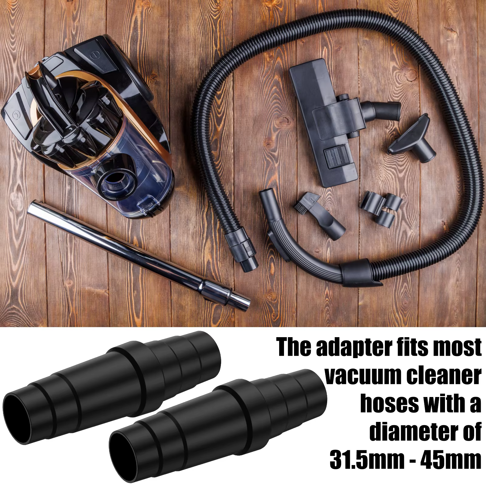 Convertisseur de connecteur de tuyau flacon de poussière pour aspirateur