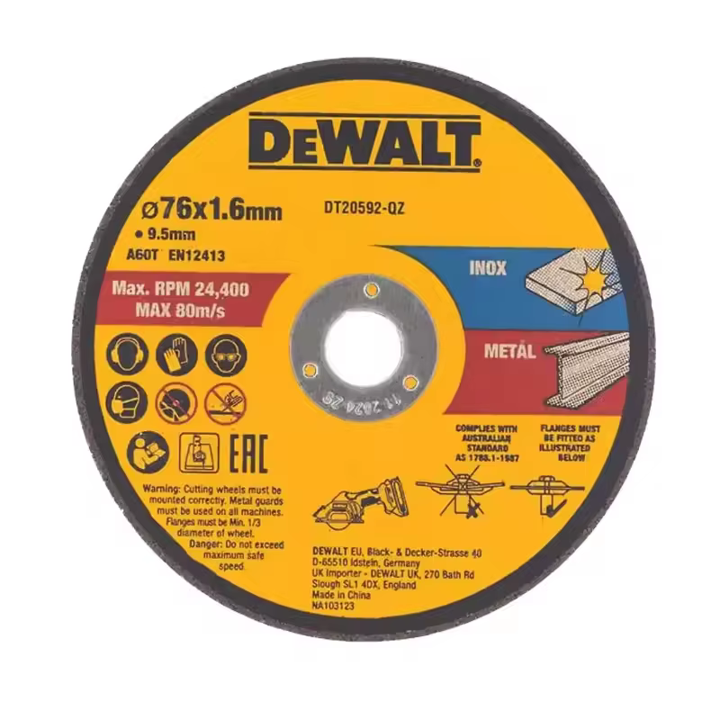DEWALT DT20590 DT20591 DT20592 lame de scie circulaire roue de coupe