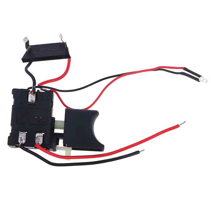 Nouveau【Interrupteur à bouton-poussoir pour perceuse électrique sans fil
