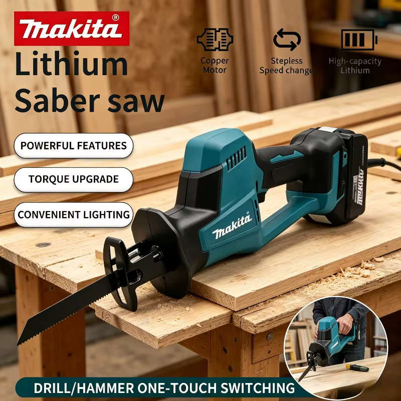 Scie alternative électrique sans balais Makita DJR189