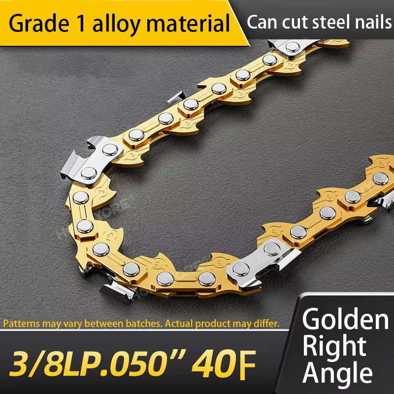 Chaîne de tronçonneuse Gold Right-Angle 3/8LP pour l'abattage