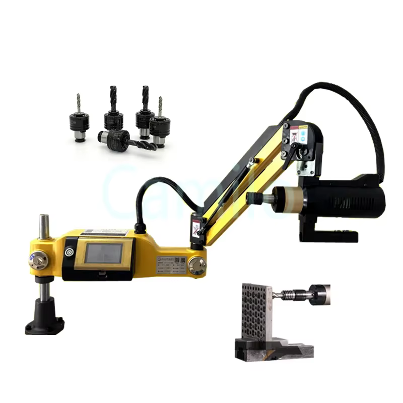 Machine à tarauder électrique 600W M3-M20 avec servomoteur de pulvérisation d'huile