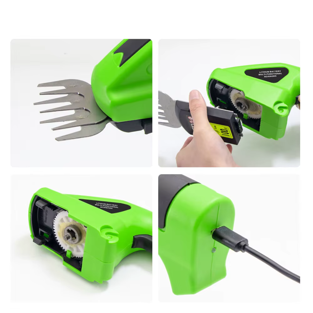 Taille-haie électrique sans fil 2-en-1 rechargeable