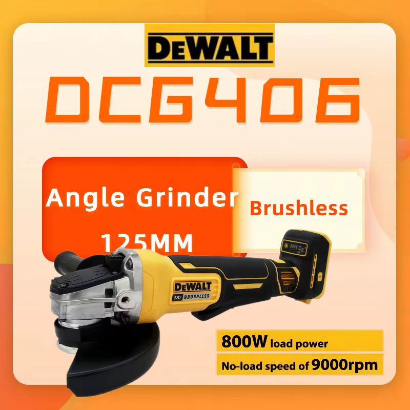 Meuleuse d'angle sans fil Dewalt DCG406 125 mm haute performance