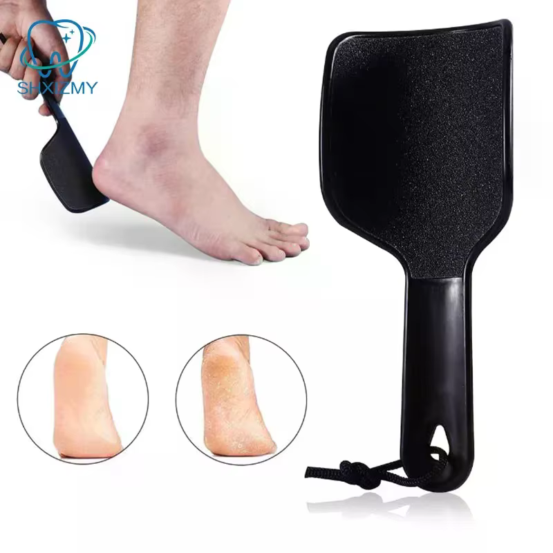 Lime à pied incurvée dissolvant de callosités de peau morte pour pieds Double face pédicure professionnelle lime à pied ponceuse à pied en forme de U épurateur