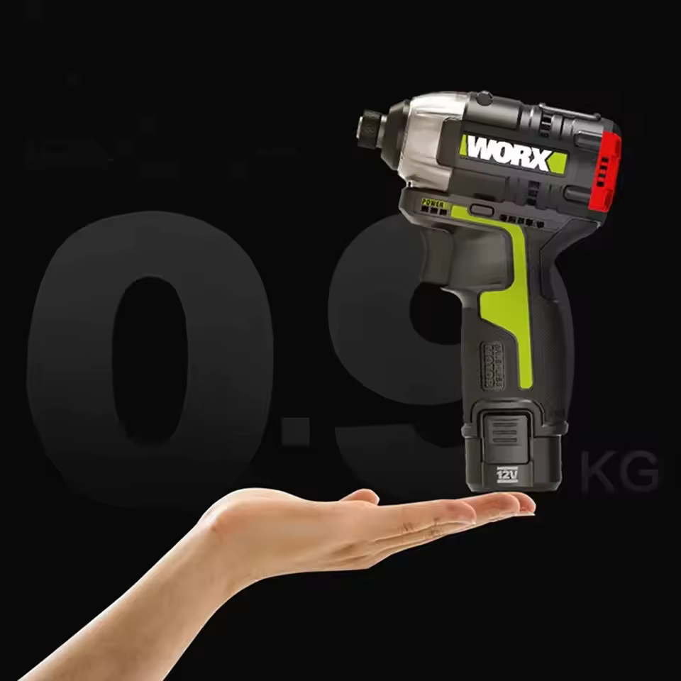 Worx WU132X WU132 tournevis à percussion sans fil 320W 160Nm 12V moteur sans brosse avec couple réglable outil électrique à batterie universel