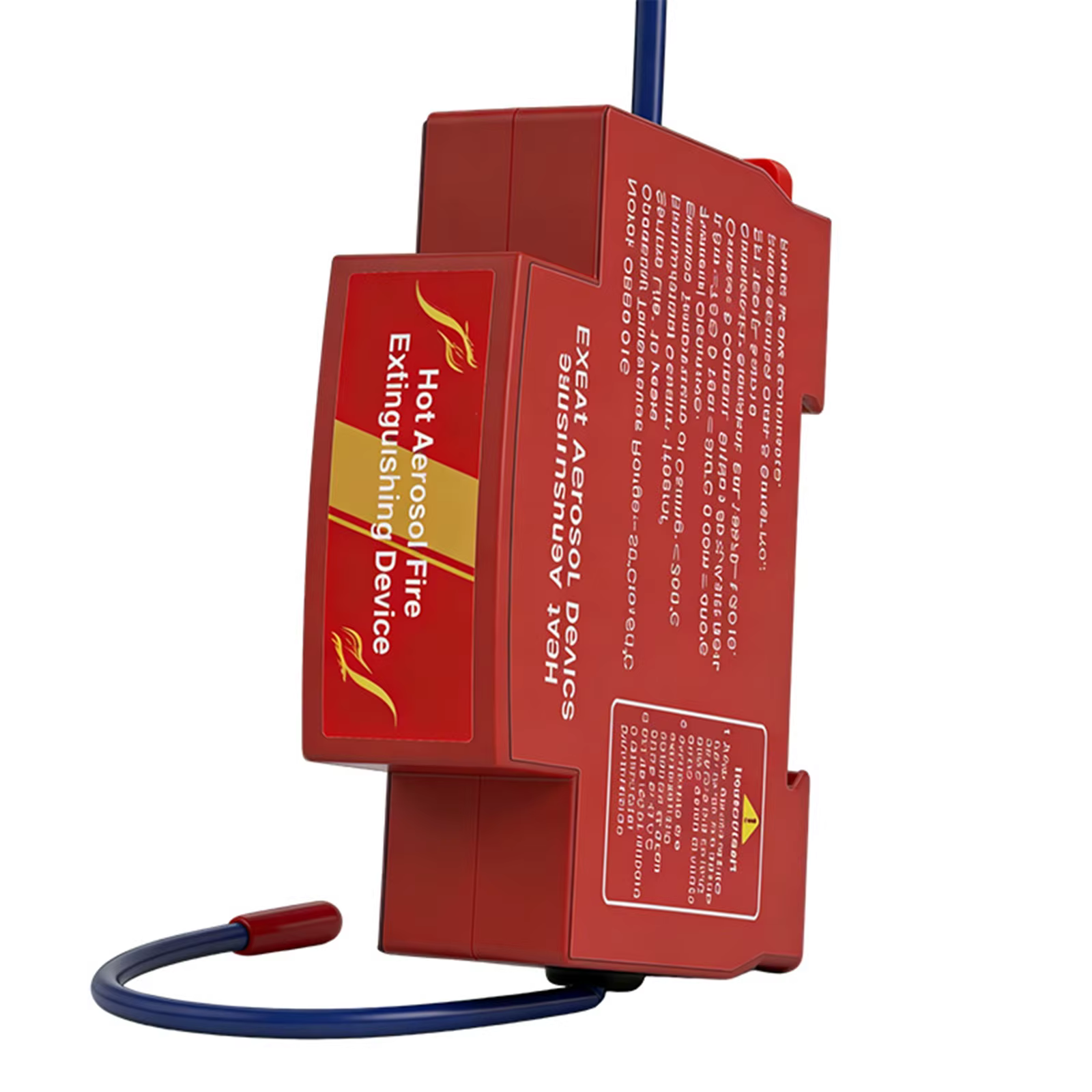 Dispositif ignifuge pour rail DIN