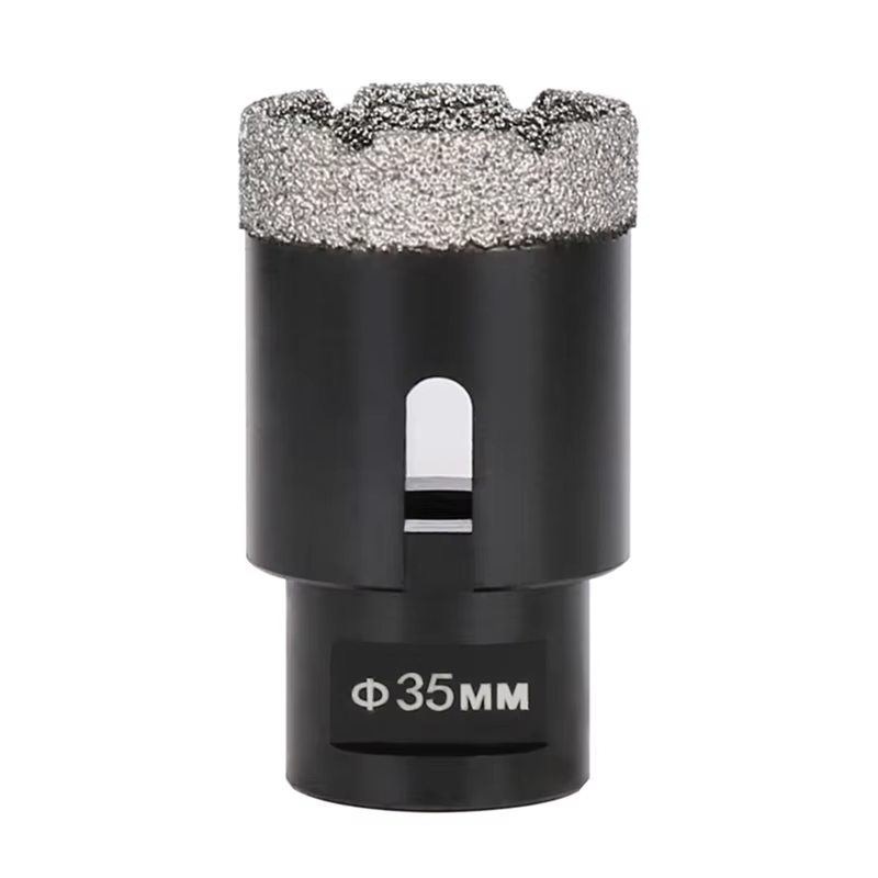 A69EM14 filetage sec brasé sous vide marbre maçonnerie trou scie ouvreur diamant forage noyau peu pour carrelage