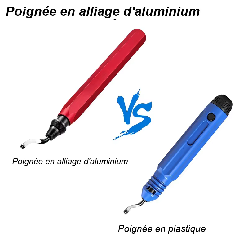 Kit de débavurage métallique : Couteau rotatif pour éliminer les bavures