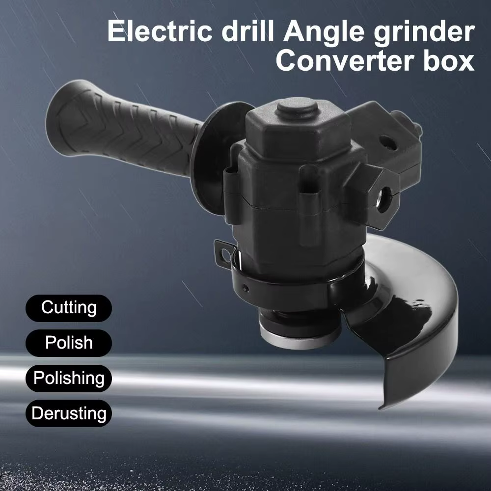 Kit de conversion durable pour meuleuse d'angle : Tête de découpe et de polissage pour perceuse électrique