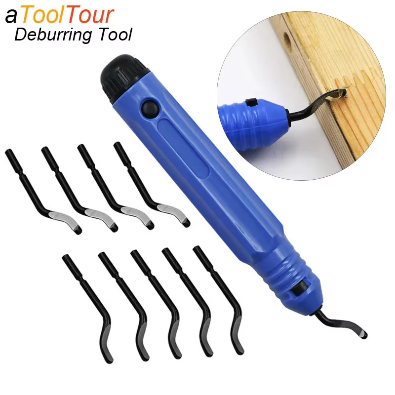Kit d'outils d'ébavurage pour réparation du métal