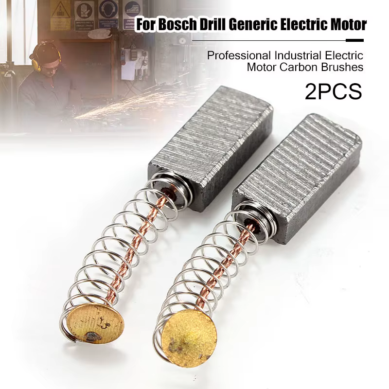 2/10 pièces 17X8X5mm brosses en carbone perceuse électrique outil