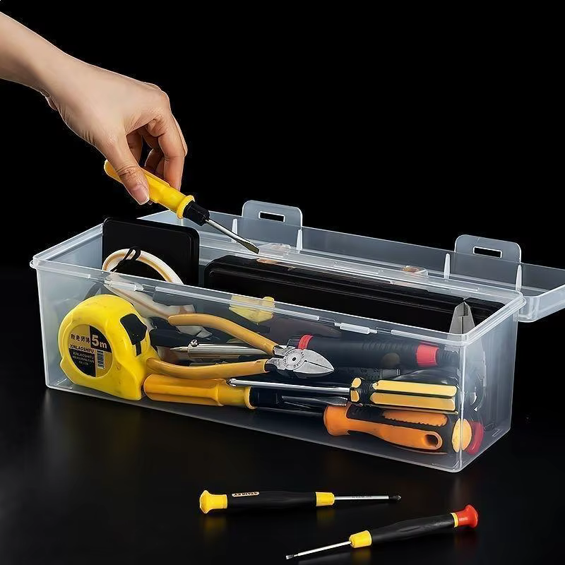 Boîte de rangement pour outils avec plusieurs compartiments
