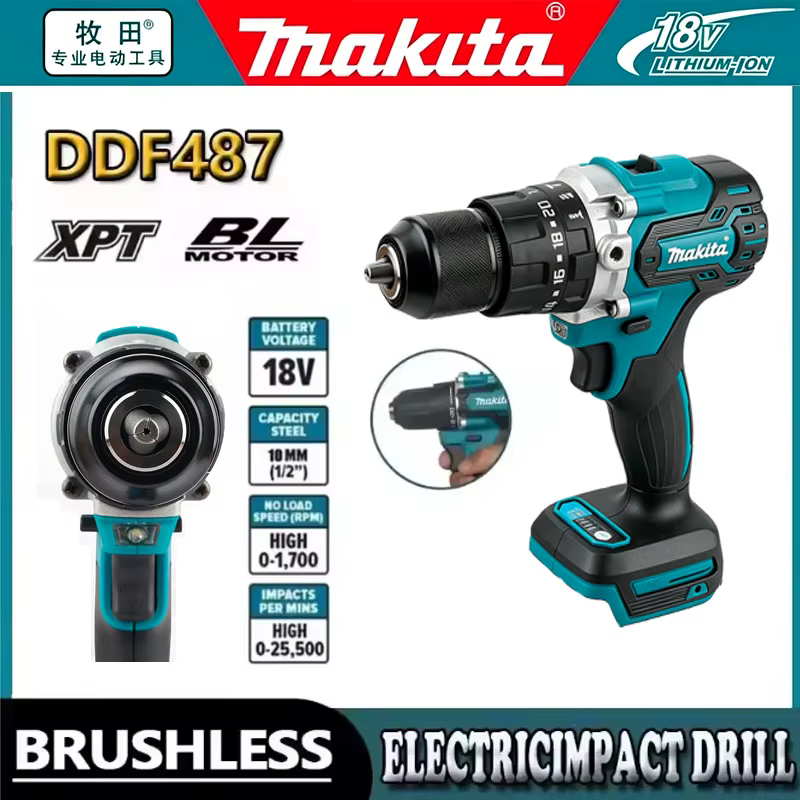 Perceuse-visseuse sans fil Makita DDF48718V