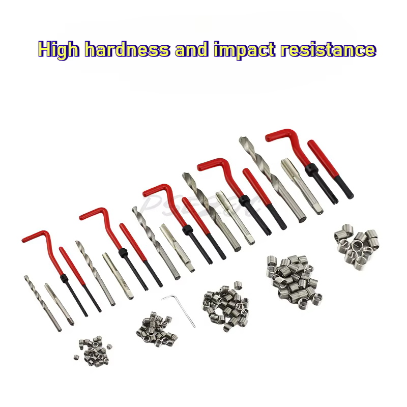 261 pièces outils de réparation de filetage jeu de forets à tarauder ensemble de fil autotaraudeuses à main jeu