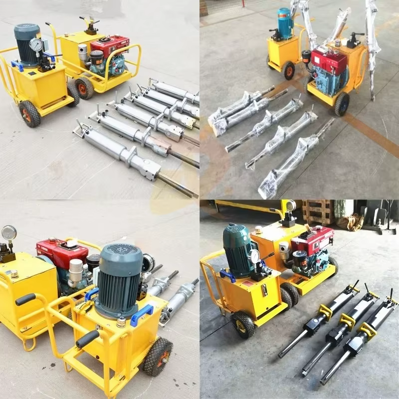 Machine robuste pour briser les pierres