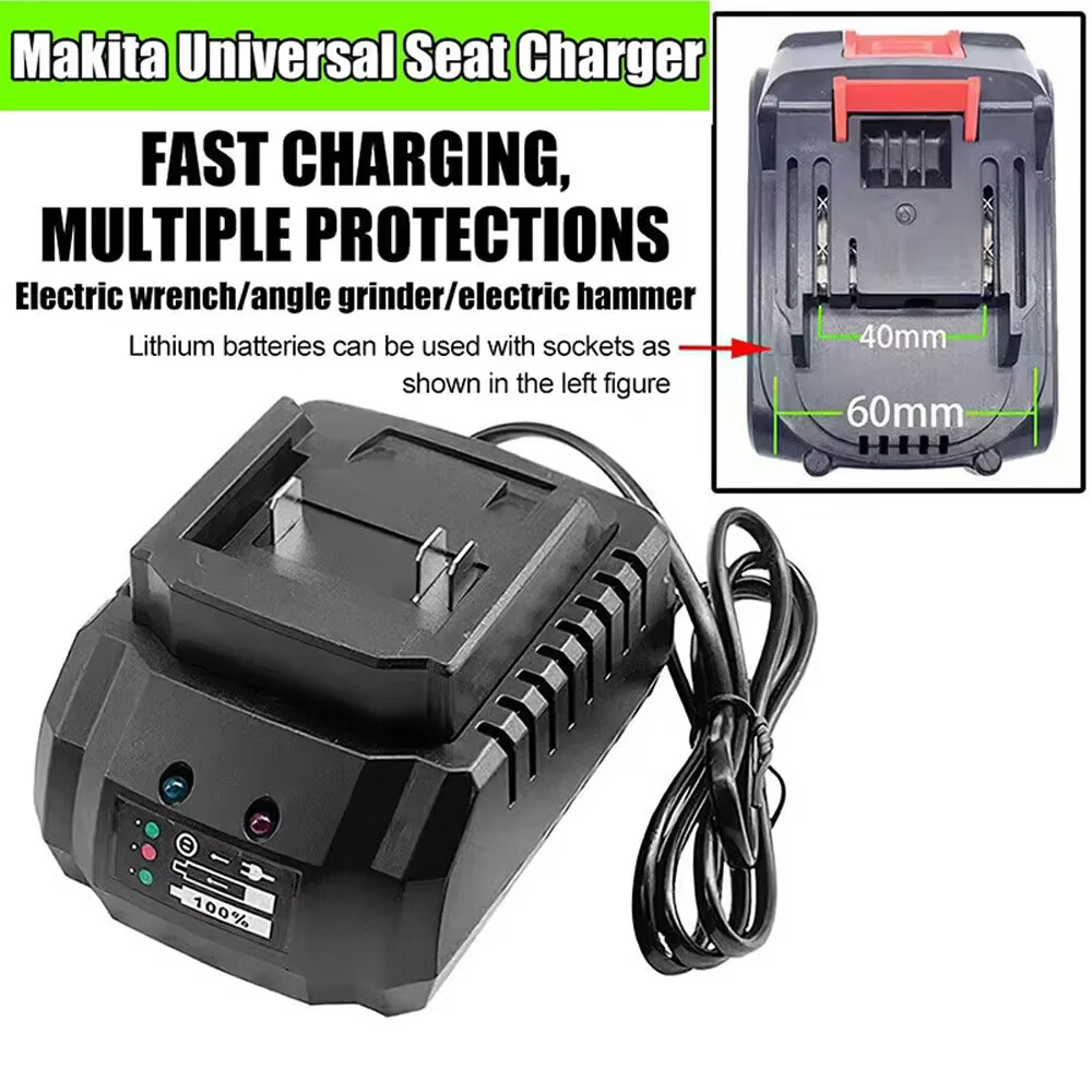 Chargeur de batterie universel pour Makita 18V 21V Li-ion BL1415 BL1420 BL1815 BL1830 BL1860