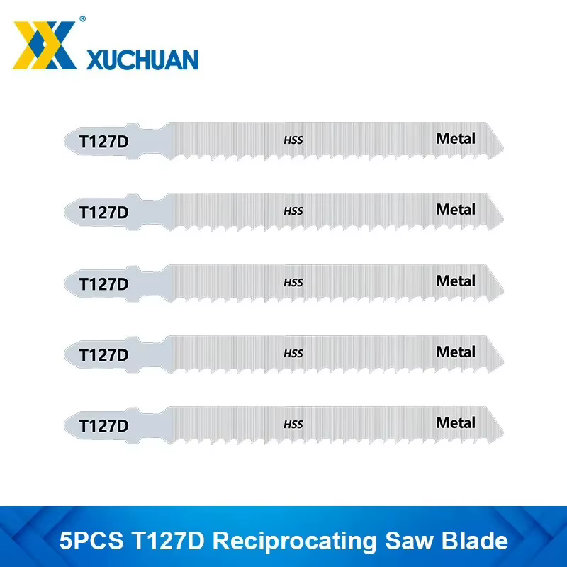 XUCHUAN Lame De Scie Sauteuse 5/10PCS T101BR Jigsaw Lames Ensemble T Tige Bois Assortiment