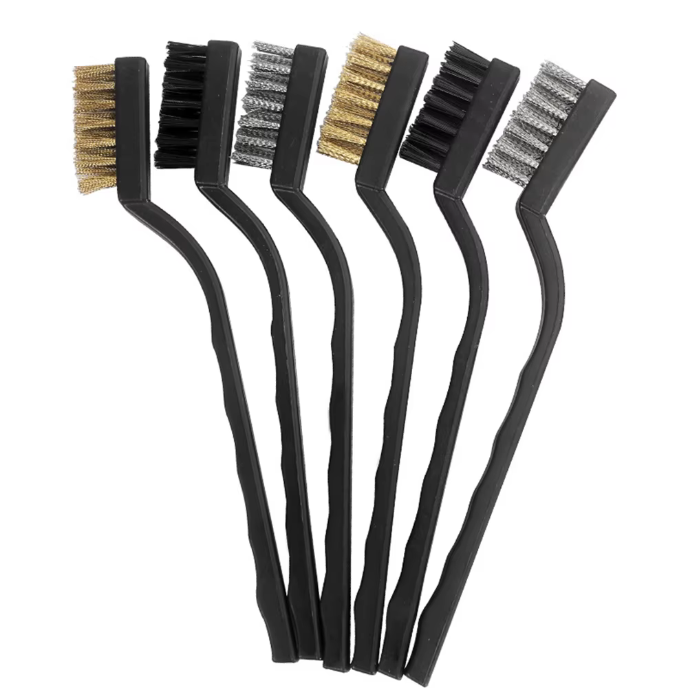 Brosse en fil de laiton et nylon en acier inoxydable