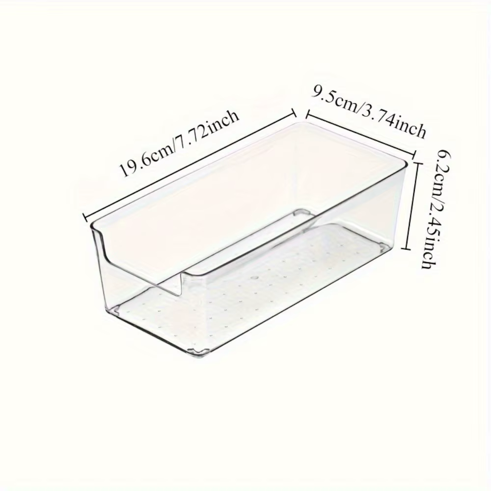 Boîte de rangement transparente multifonctionnelle-bureau de bureau Durable