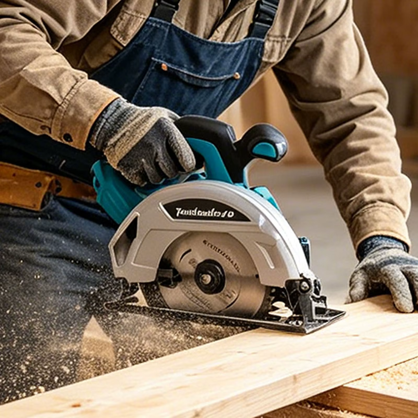 Nouvelle scie circulaire sans balais 4000W 185mm 11000 tr/min avec réglage 0-45° (modèle 2026) ° Batterie Makita 18V