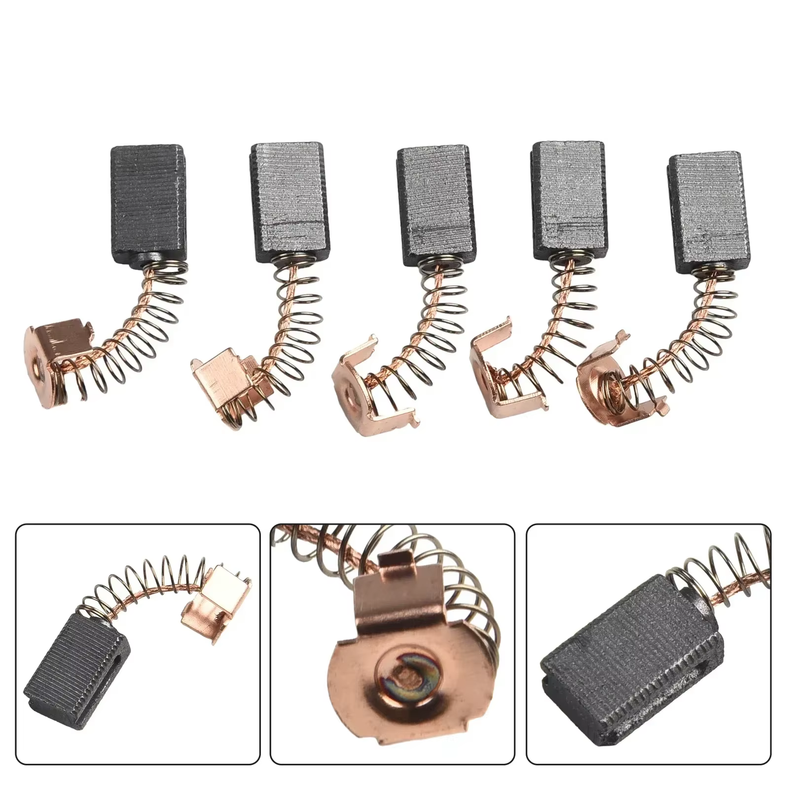 Lot de 10 brosses en carbone pour meuleuse d'angle Black Decker G720