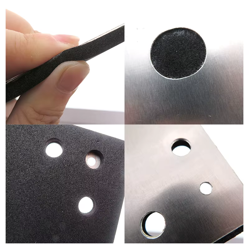 2 Pack 105*115mm N442697 Remplacement Ponceuse Pad Support Plaque Assemblage pour DWE6411 DWE6411-AR DWE6411-B2 FEUILLE ORBITAL SANDER