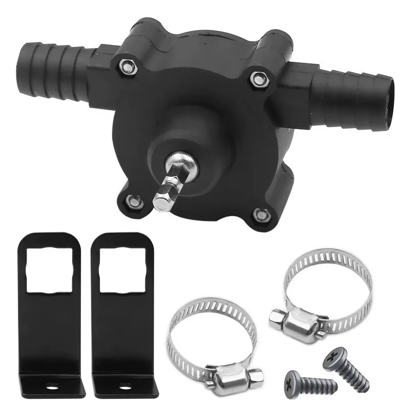 Pompe à eau électrique portable auto-amorçante pour transfert de liquides (huile, eau) pour maison, jardin et extérieur