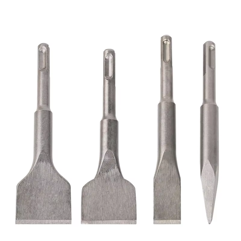 SDS PLUS tige électrique marteau maçonnerie Point rainure plat ciseau outils mur roche foret pour carrelage ciment béton brique pierre