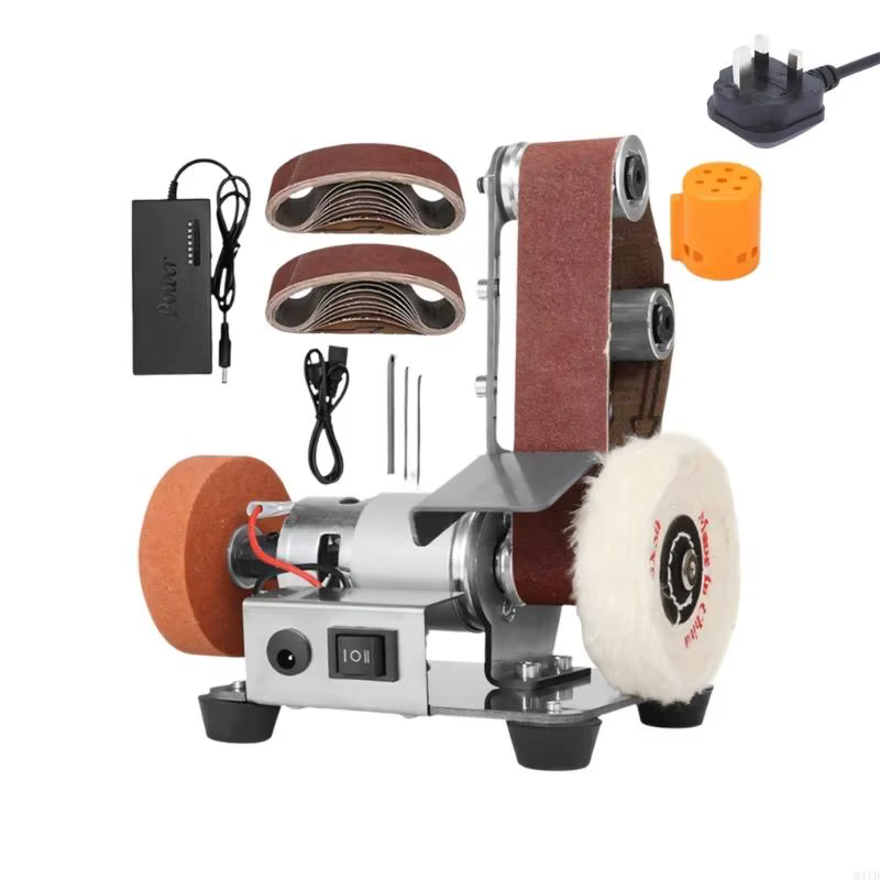 Mini outil finition ponceuse comprenant 20 bandes abrasives
