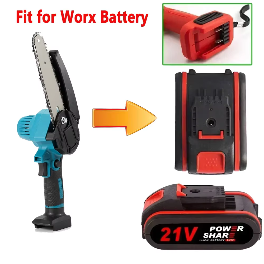 Mini tronçonneuse électrique portative sans fil de 4 pouces pour le travail du bois
