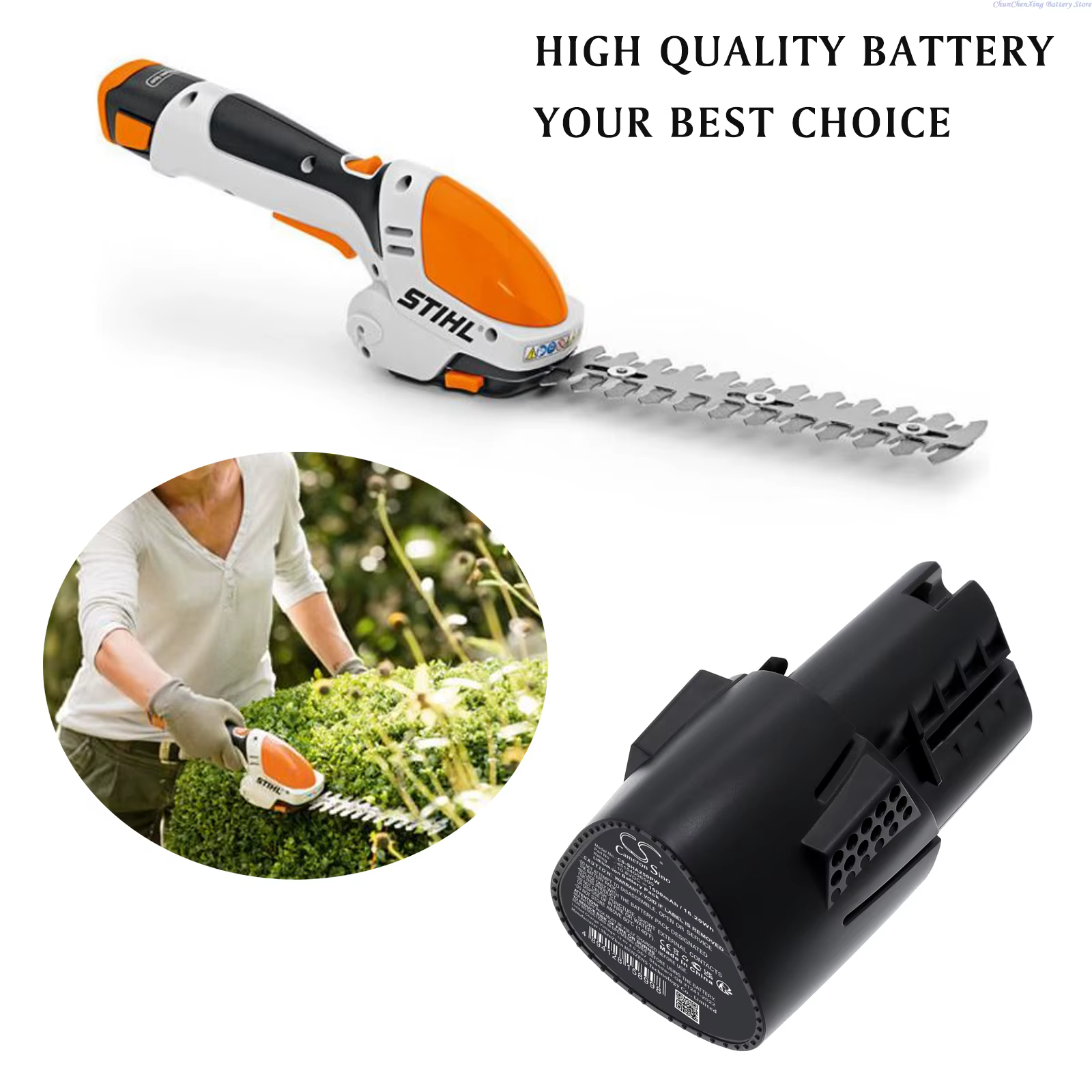Batterie pour outils de jardinage