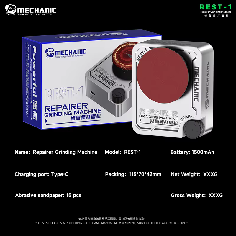 Machine de réparation et de polissage multifonction MECHANIC REST-1 pour la rectification de puces IC de téléphones –
