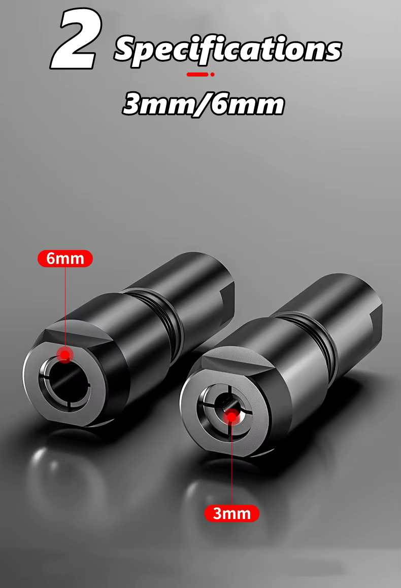 Adaptateur modifié pour meuleuse d'angle 3/6 mm