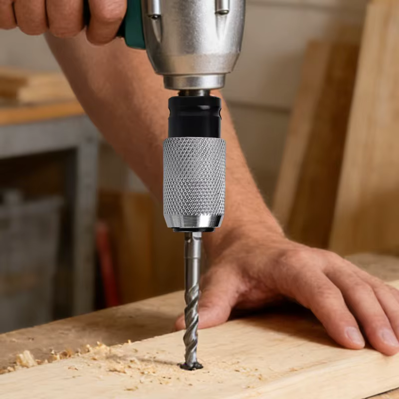 Adaptateur de marteau avec embouts de perceuse à percussion
