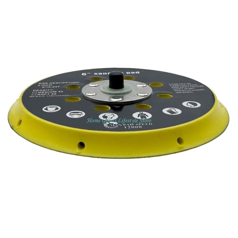 E74E plaque disque ponçage en plastique professionnelle 6 pouces pour ponceuse BO6030 BO6040 RO1