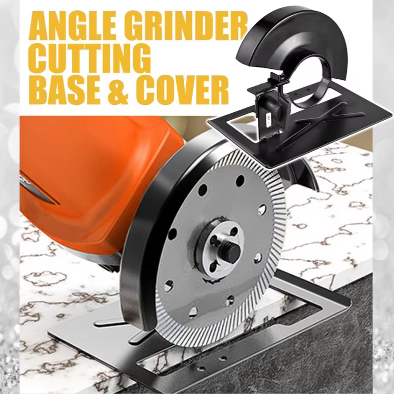 Couvercle de protection de sécurité pour meuleuse d'angle de 4 pouces, couvercles de sécurité + support de Base pour meuleuse d'angle, ensemble de supports pour outils de bricolage du bois