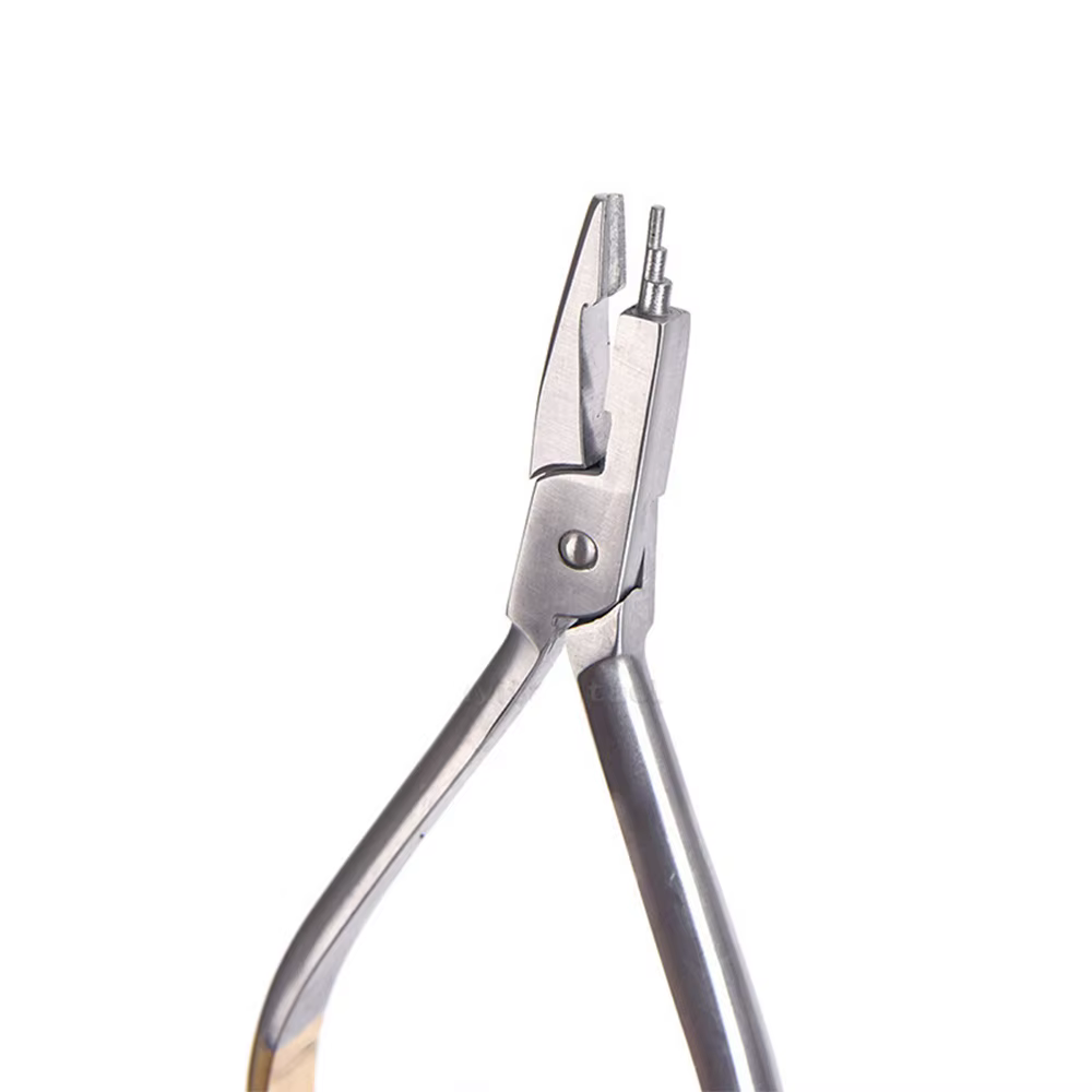 Pince à cintrer les boucles orthodontiques dentaires, pince à épiler et outil de formation de boucles oméga pour la flexion des fils d'arc, instrument de laboratoire pour les dentistes