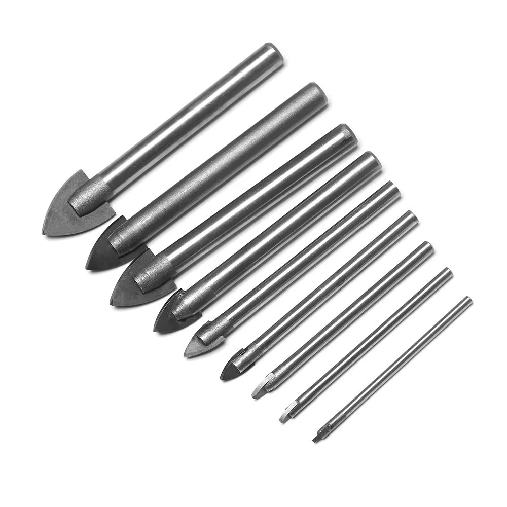 Foret à pointe en carbure, outil de coupe professionnel, céramique, carrelage, marbre, verre miroir, 1PC, 3mm, 4mm, 5mm, 6mm, 8mm, 10mm, 12mm, 14mm, 16mm