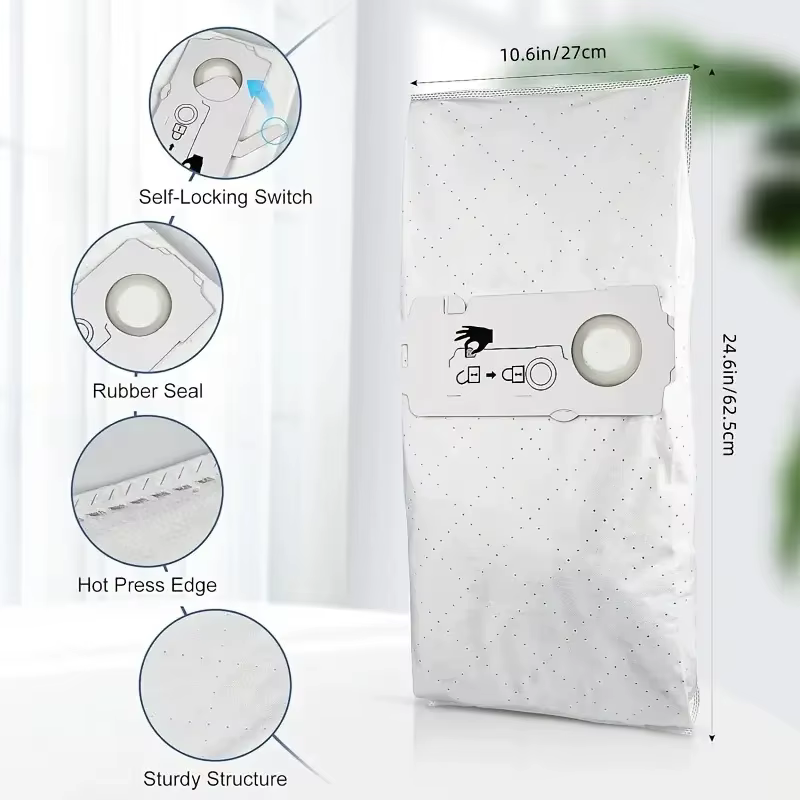 8 sacs à poussière pour aspirateur de la série FeStool. Compatible