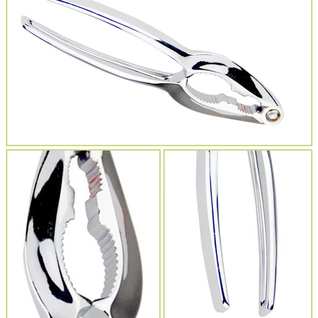 Casse-noisette en alliage de Zinc, décortiqueur de noix, craquelin rapide, noix, amande, noix de pécan, gadgets de cuisine, accessoires d'outils, 1 pièce