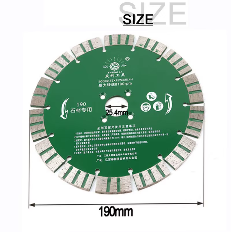 Lame de scie circulaire diamant 190mm/230mm