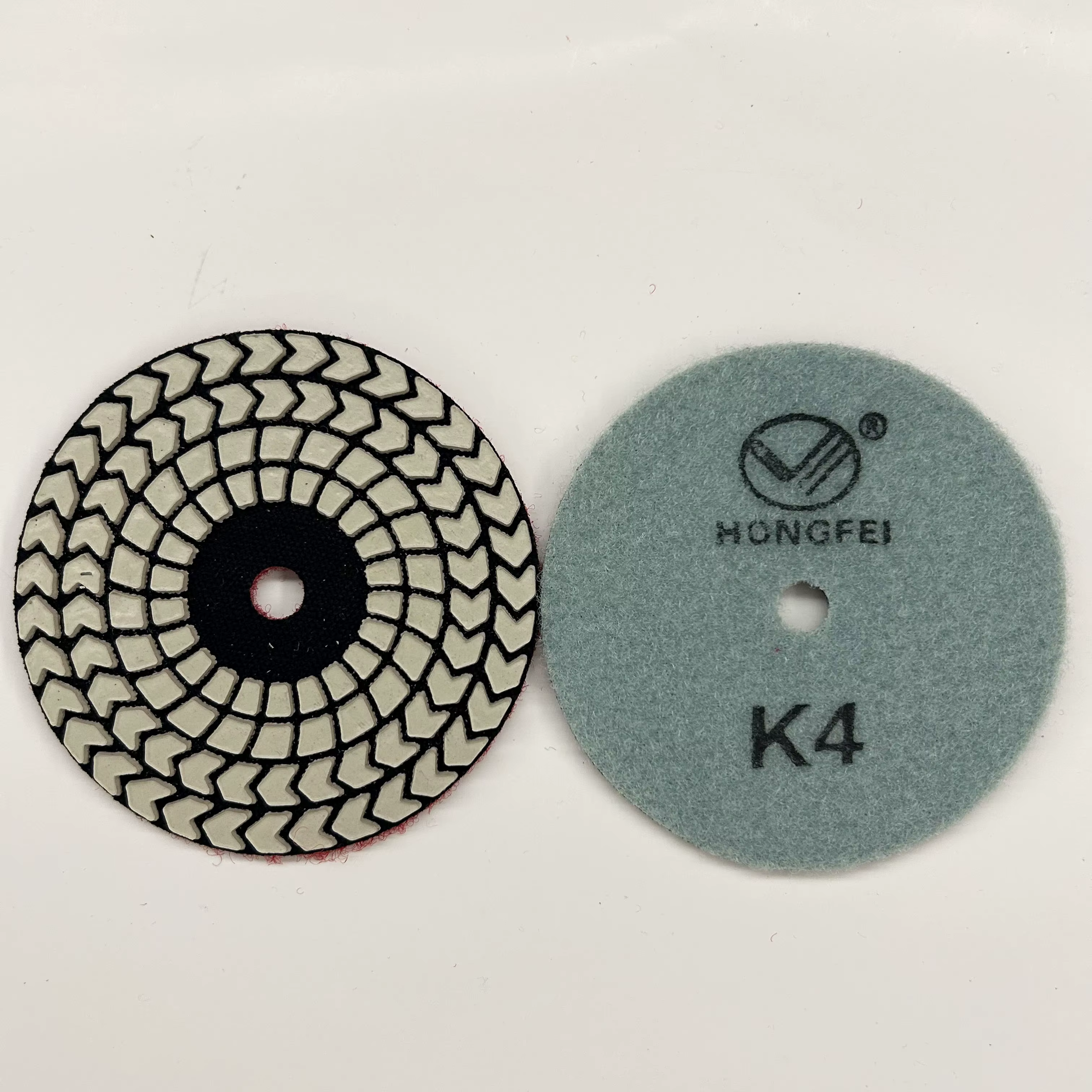 Tampons de polissage à sec pour perceuse