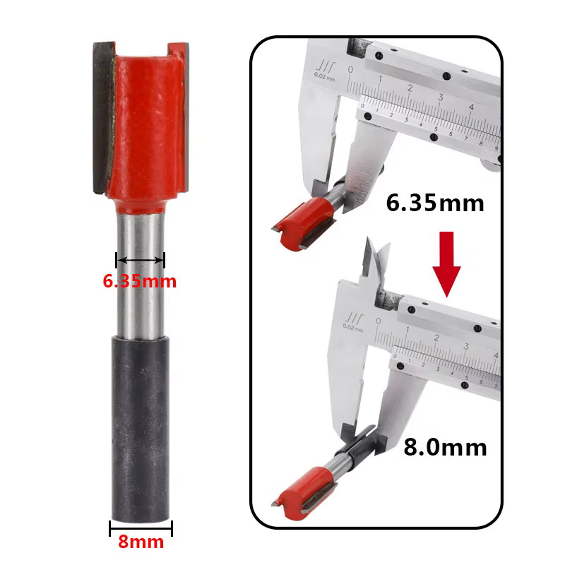 Pince d'adaptateur de tige 6mm 6.35mm 8mm 9.5mm 10mm 12mm 12.7mm
