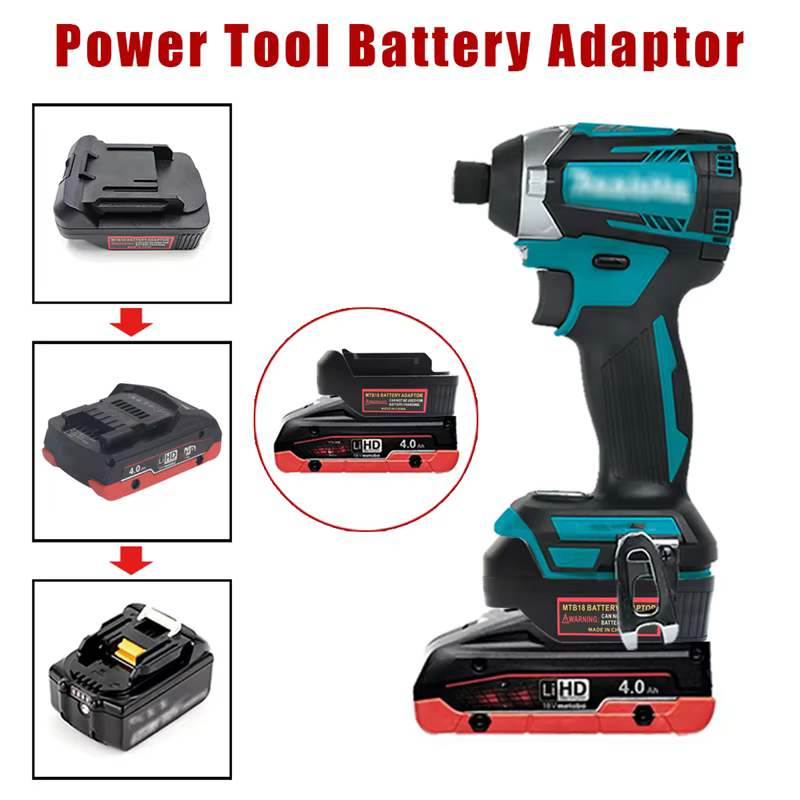 Adaptateur pour batterie Metabo 18V